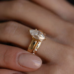 0.3 TCW Round Half Eternity Lab Grown Diamond Wedding Band