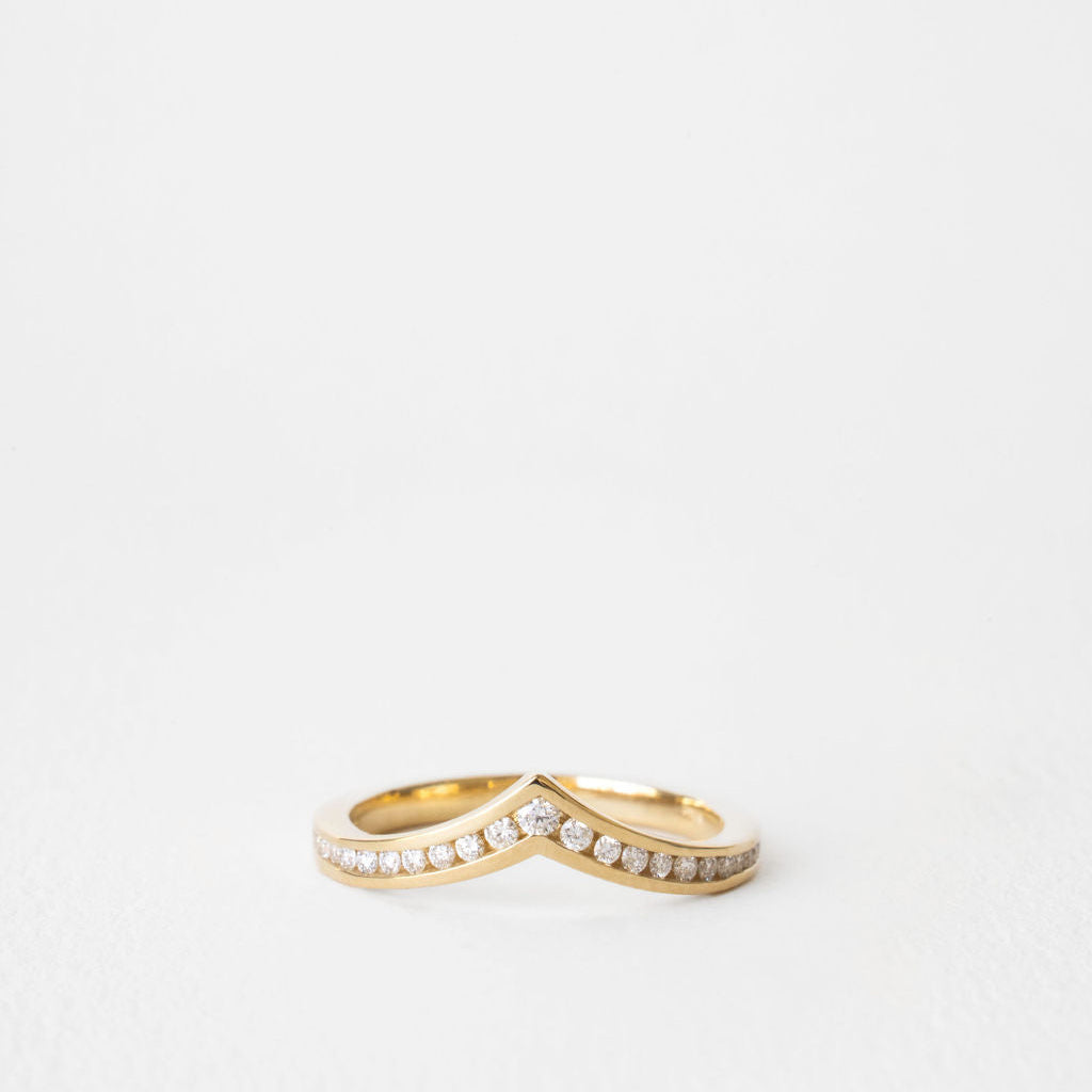 0.3 TCW Round Half Eternity Lab Grown Diamond Wedding Band