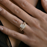 0.3 TCW Round Half Eternity Lab Grown Diamond Wedding Band