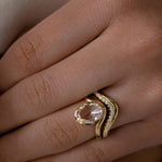 0.3 TCW Round Half Eternity Lab Grown Diamond Wedding Band