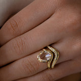 0.3 TCW Round Half Eternity Lab Grown Diamond Wedding Band