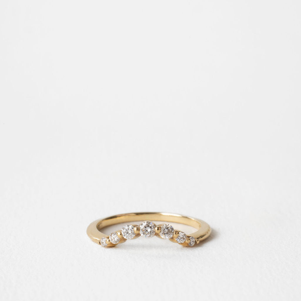 0.3 TCW Round Half Eternity Lab Grown Diamond Wedding Band