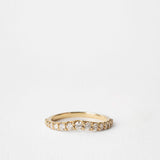 0.3 TCW Round Half Eternity Lab Grown Diamond Wedding Band