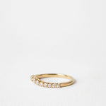 0.3 TCW Round Half Eternity Lab Grown Diamond Wedding Band