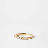 0.3 TCW Round Half Eternity Lab Grown Diamond Wedding Band