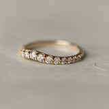 0.3 TCW Round Half Eternity Lab Grown Diamond Wedding Band