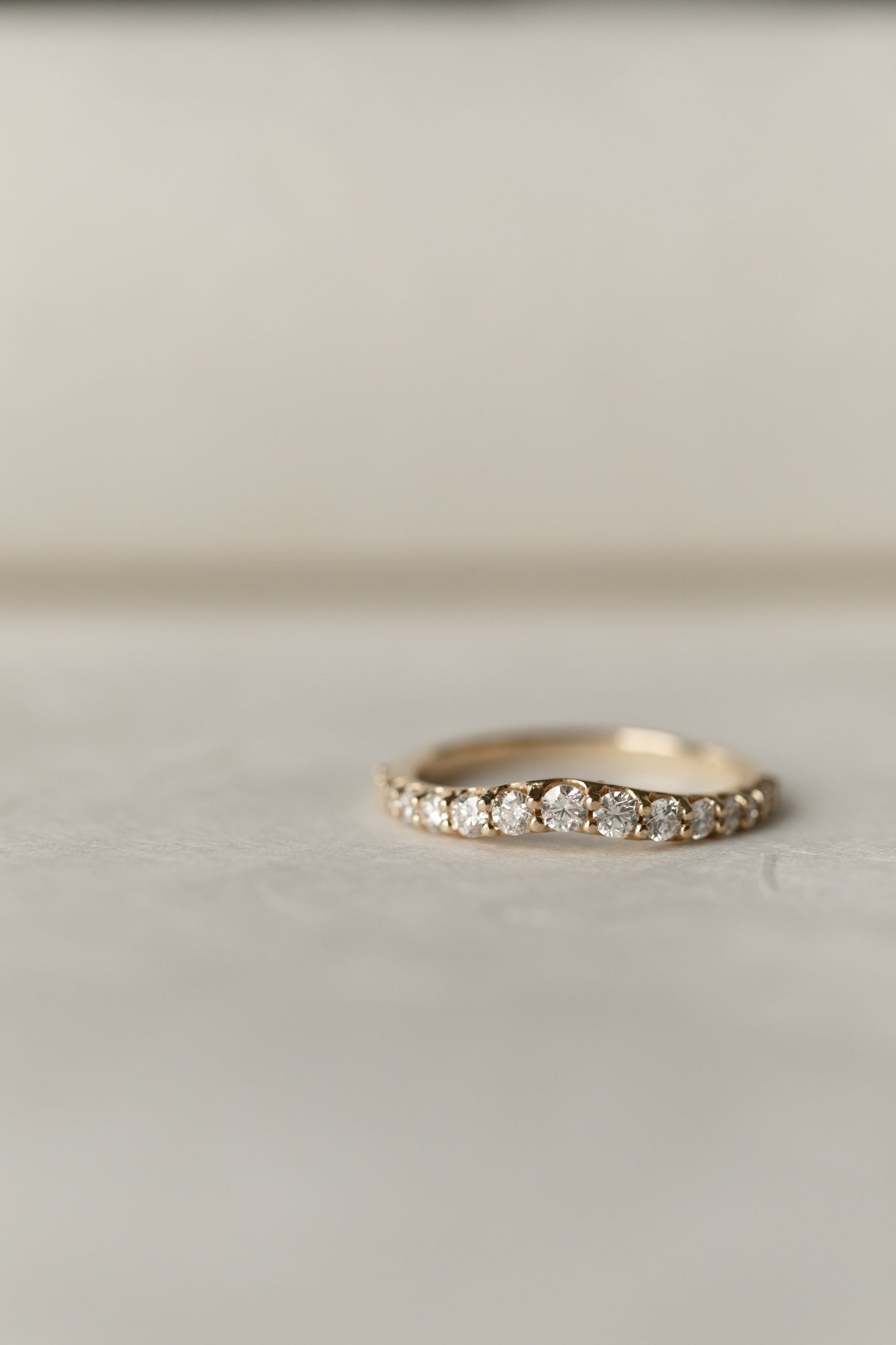 0.3 TCW Round Half Eternity Lab Grown Diamond Wedding Band