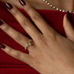 0.3 TCW Round Half Eternity Lab Grown Diamond Wedding Band