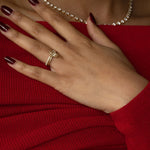 0.3 TCW Round Half Eternity Lab Grown Diamond Wedding Band