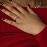 0.3 TCW Round Half Eternity Lab Grown Diamond Wedding Band