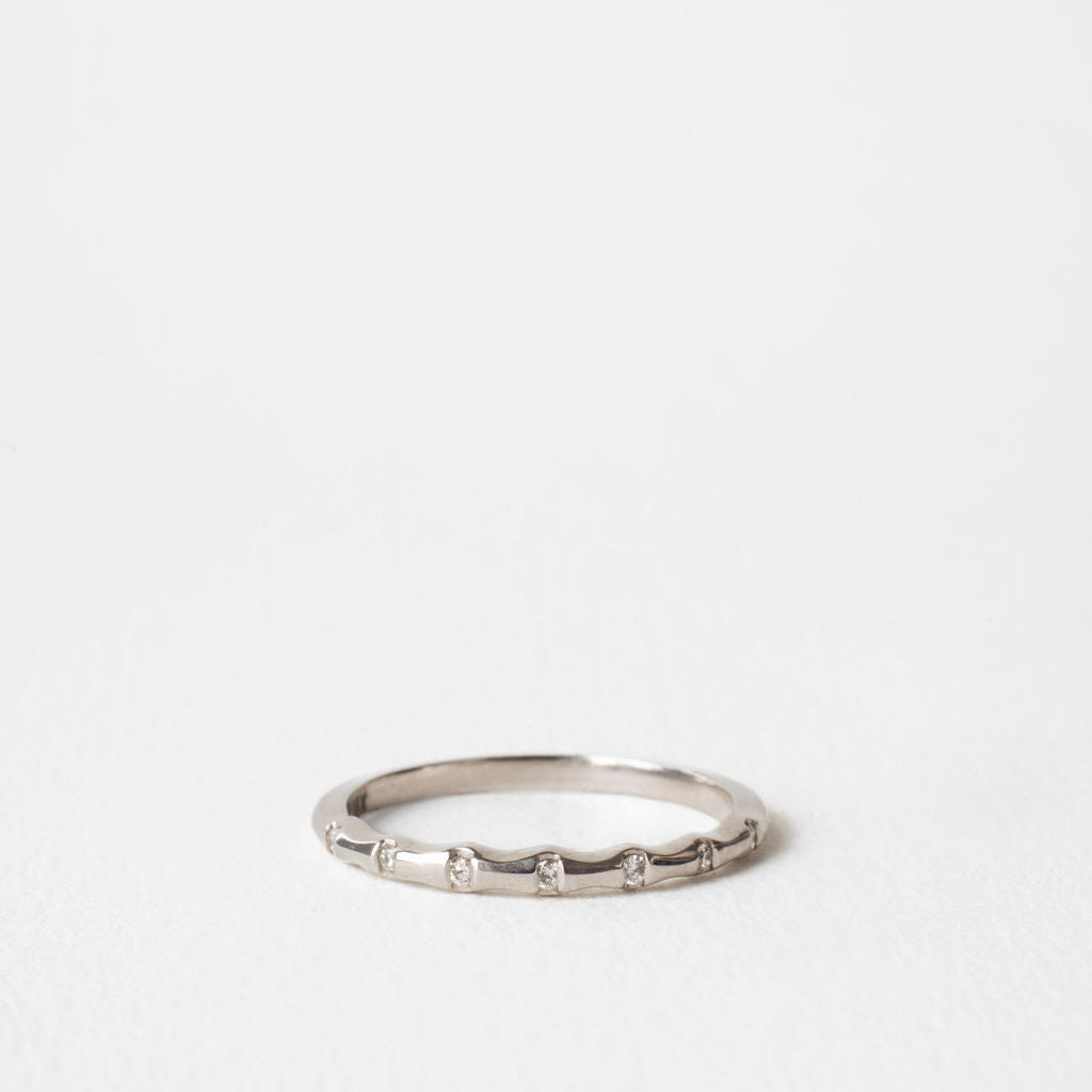 0.3 TCW Round Half Eternity Lab Grown Diamond Wedding Band