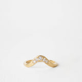 0.3 TCW Round Half Eternity Lab Grown Diamond Wedding Band