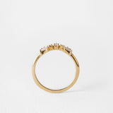0.3 TCW Round Half Eternity Lab Grown Diamond Wedding Band