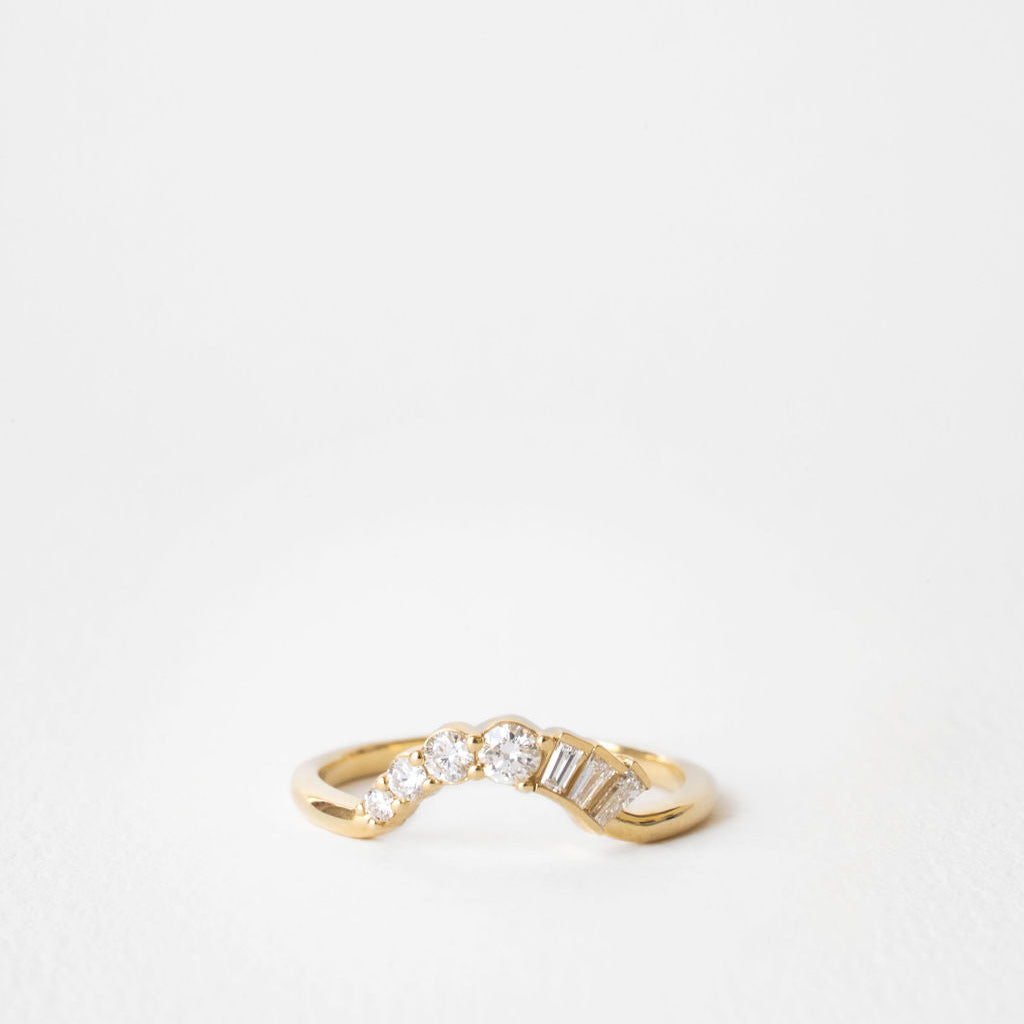 0.3 TCW Round Half Eternity Lab Grown Diamond Wedding Band