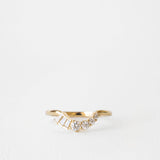 0.3 TCW Round Half Eternity Lab Grown Diamond Wedding Band