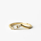 0.3 TCW Round Half Eternity Lab Grown Diamond Wedding Band