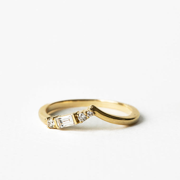 0.3 TCW Round Half Eternity Lab Grown Diamond Wedding Band