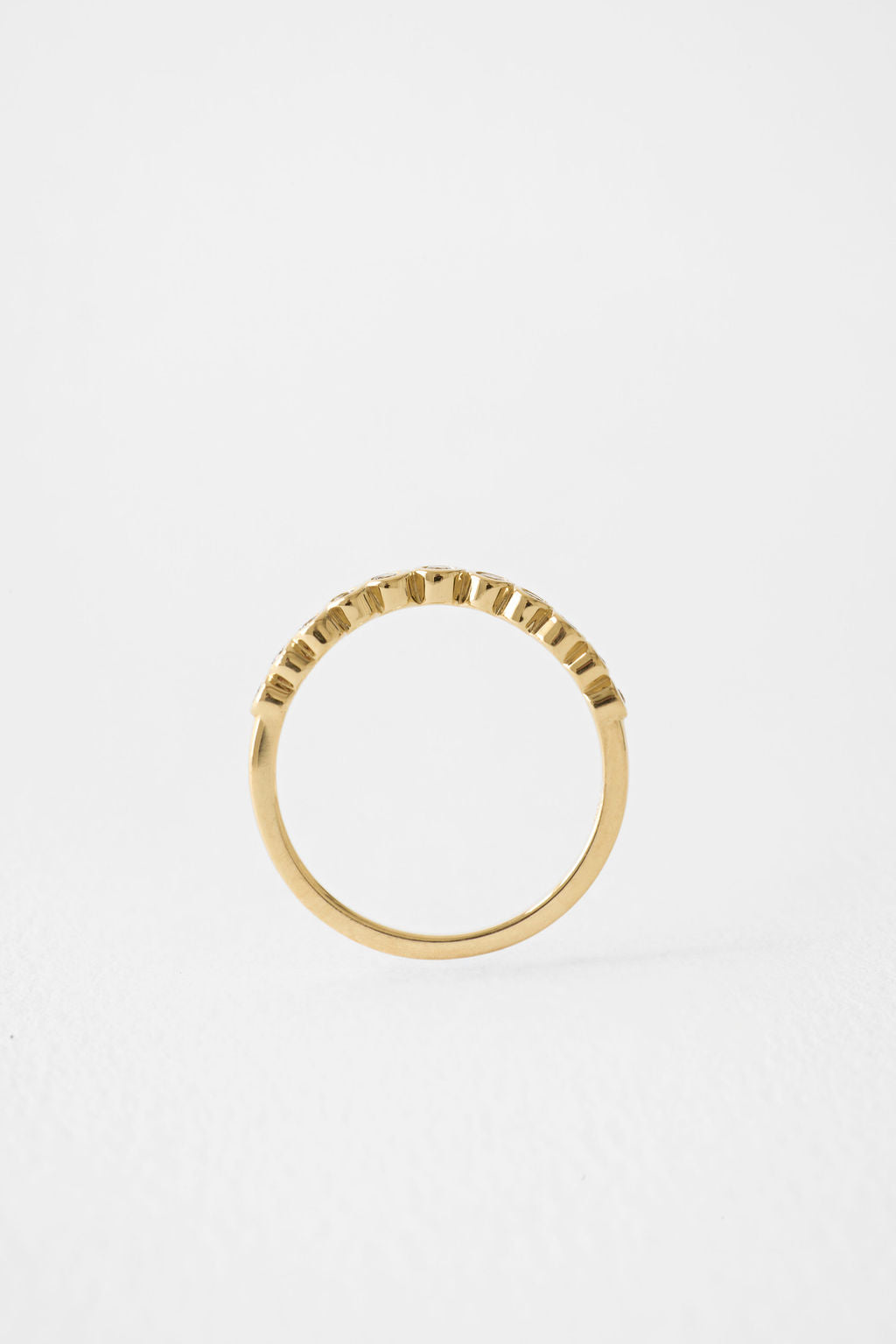 0.3 TCW Round Half Eternity Lab Grown Diamond Wedding Band