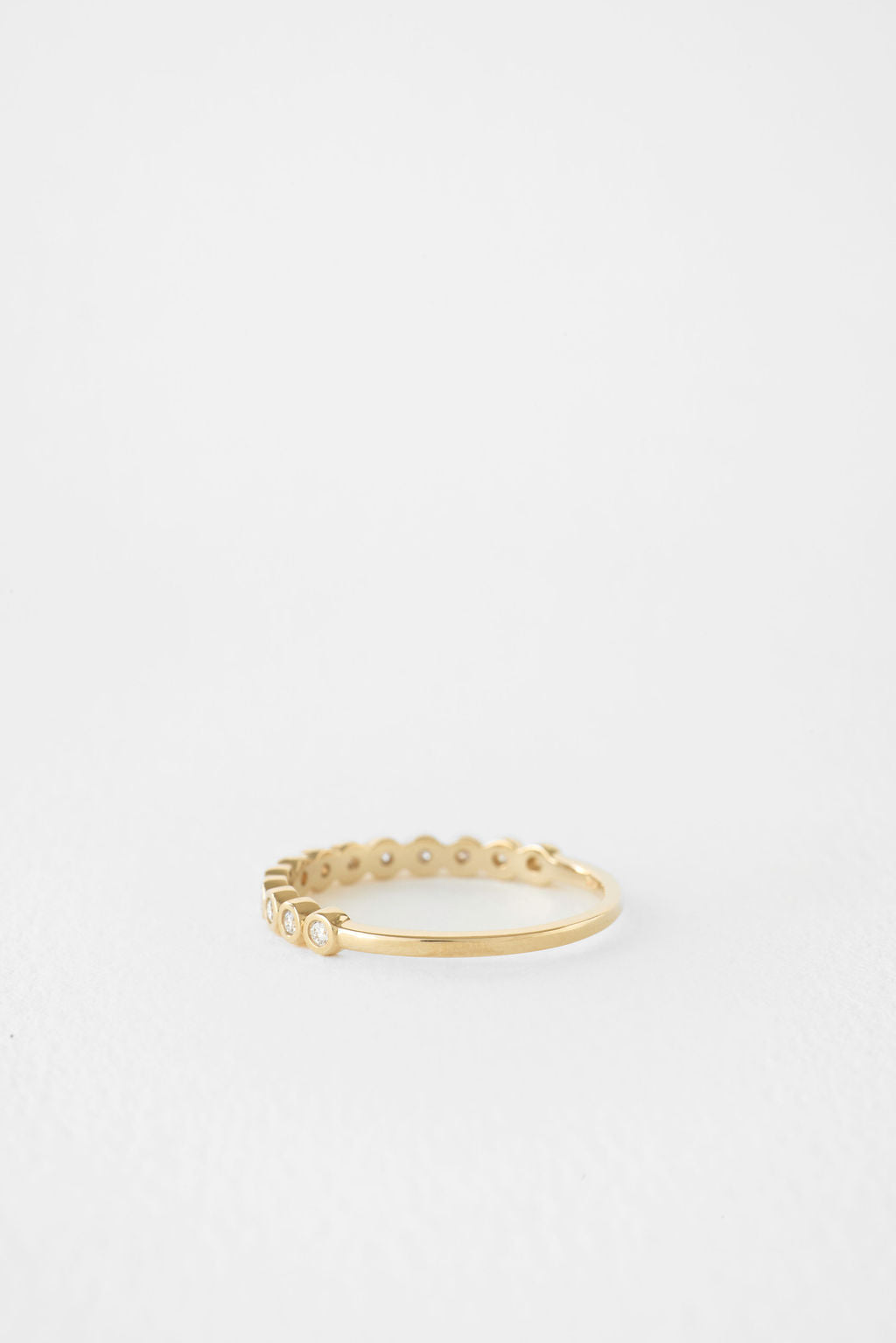 0.3 TCW Round Half Eternity Lab Grown Diamond Wedding Band
