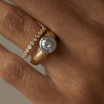 0.3 TCW Round Half Eternity Lab Grown Diamond Wedding Band