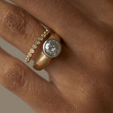 0.3 TCW Round Half Eternity Lab Grown Diamond Wedding Band