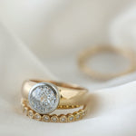 0.3 TCW Round Half Eternity Lab Grown Diamond Wedding Band