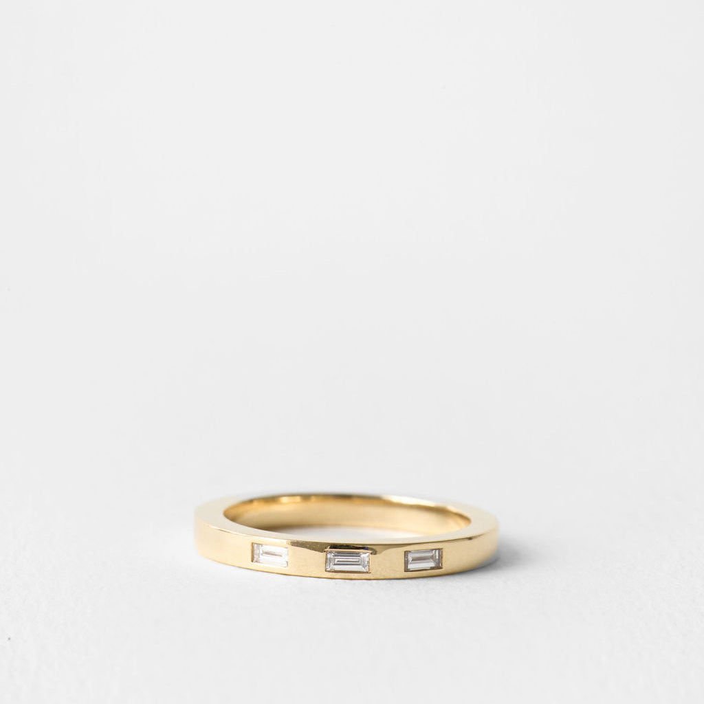 0.3 TCW Round Half Eternity Lab Grown Diamond Wedding Band