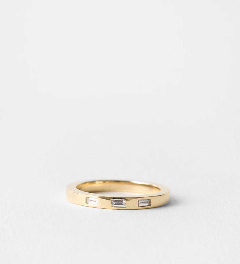 0.3 TCW Round Half Eternity Lab Grown Diamond Wedding Band