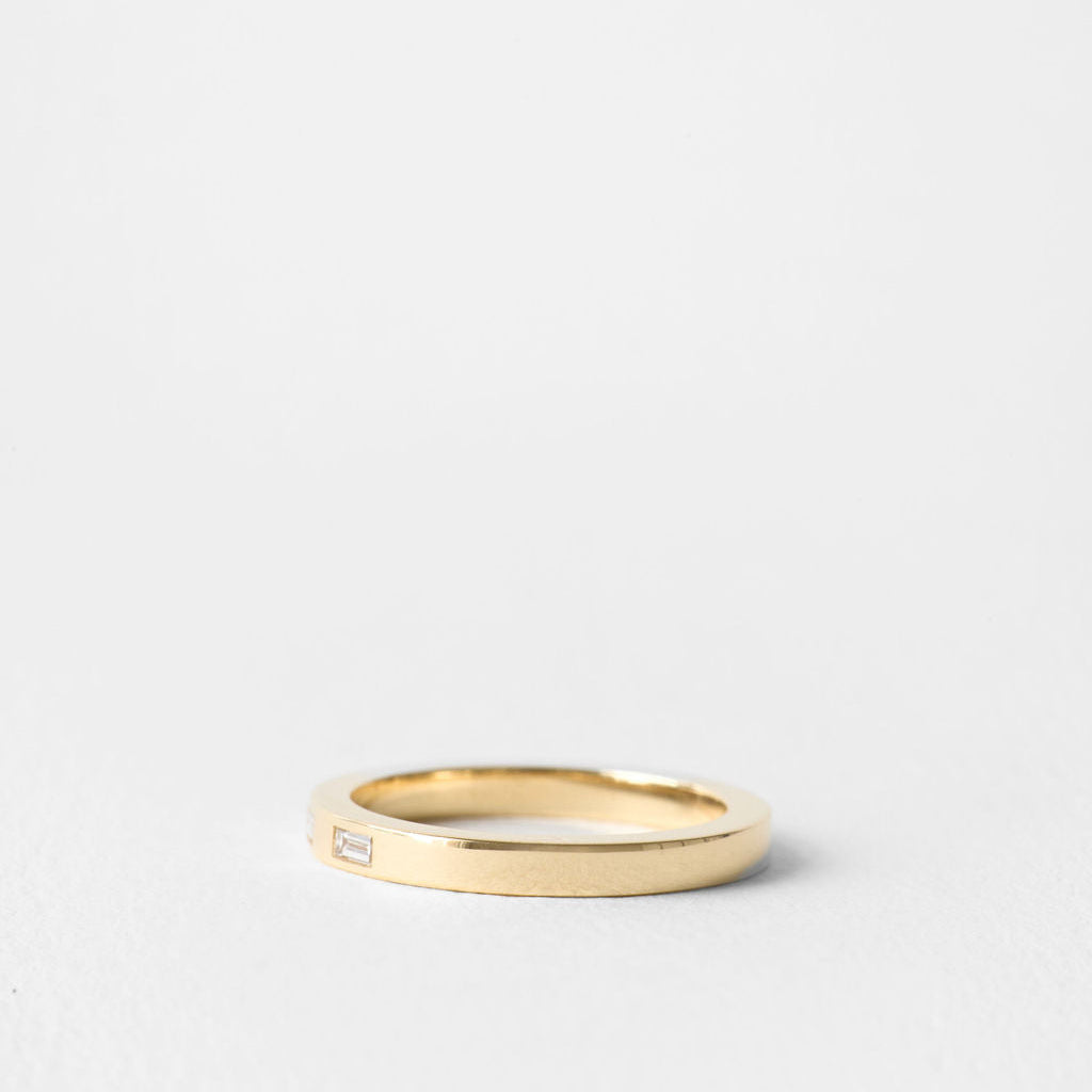 0.3 TCW Round Half Eternity Lab Grown Diamond Wedding Band