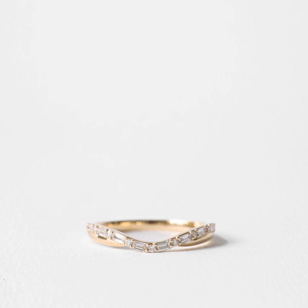 0.3 TCW Round Half Eternity Lab Grown Diamond Wedding Band
