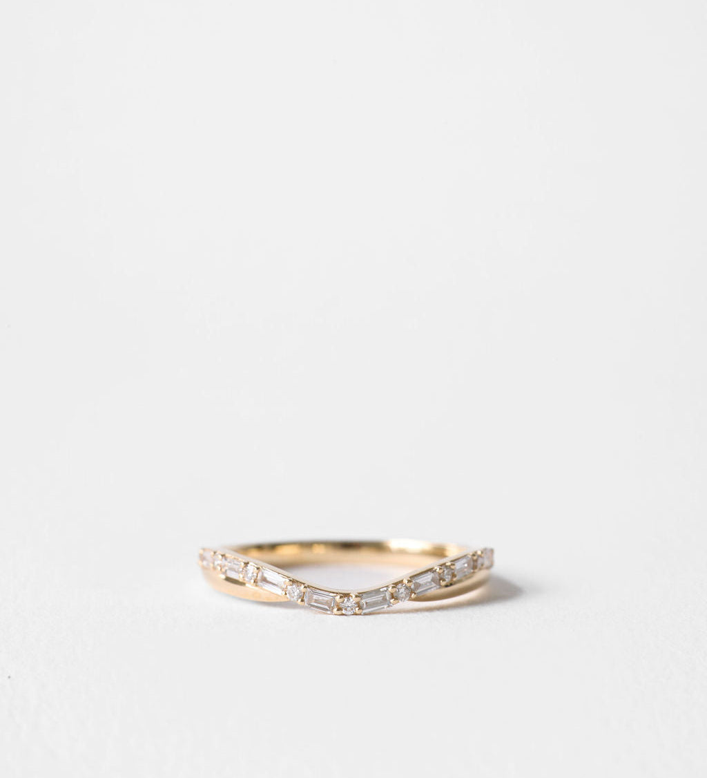 0.3 TCW Round Half Eternity Lab Grown Diamond Wedding Band