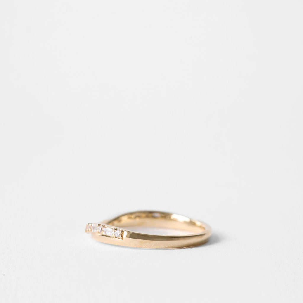 0.3 TCW Round Half Eternity Lab Grown Diamond Wedding Band