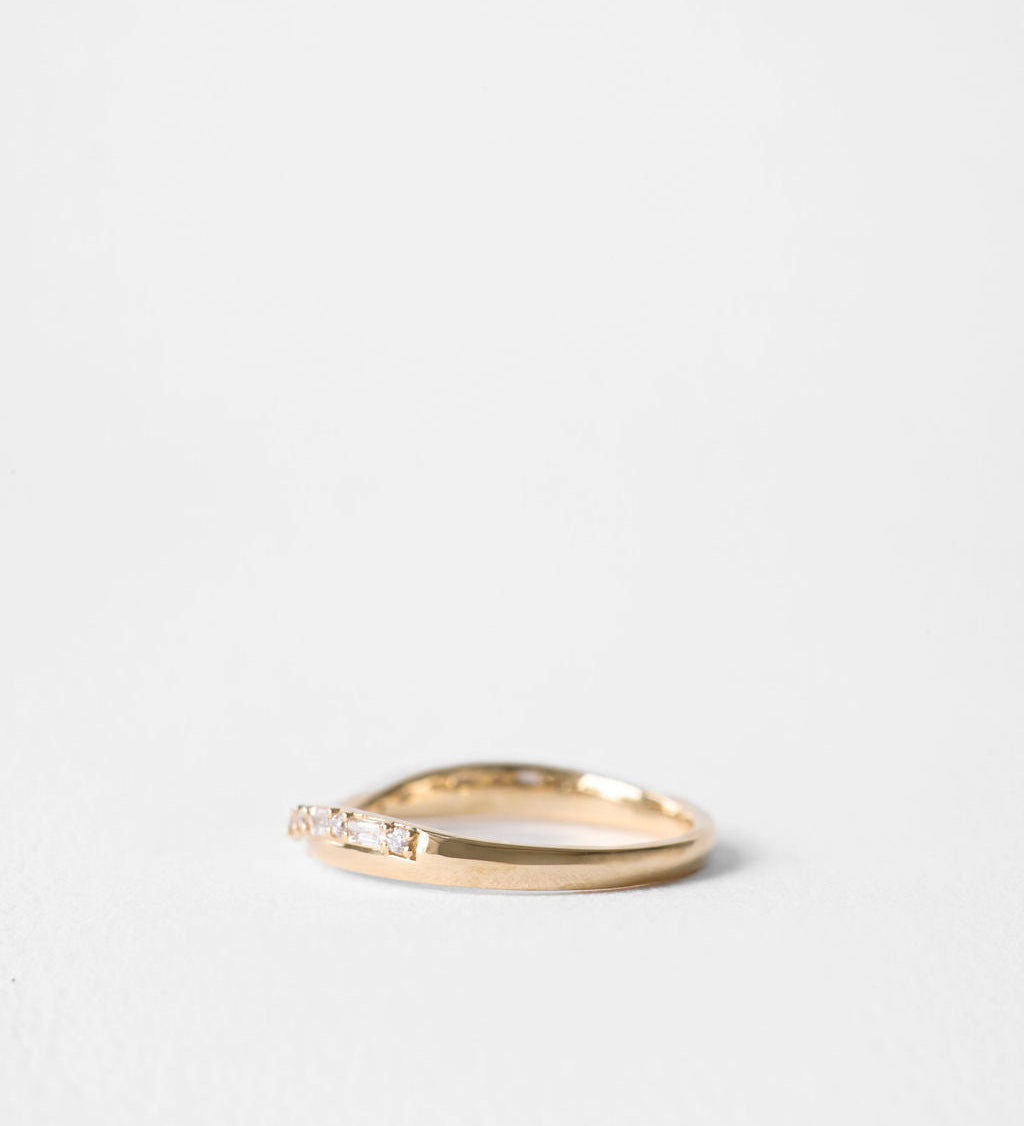0.3 TCW Round Half Eternity Lab Grown Diamond Wedding Band