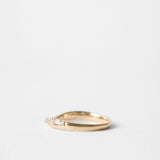 0.3 TCW Round Half Eternity Lab Grown Diamond Wedding Band