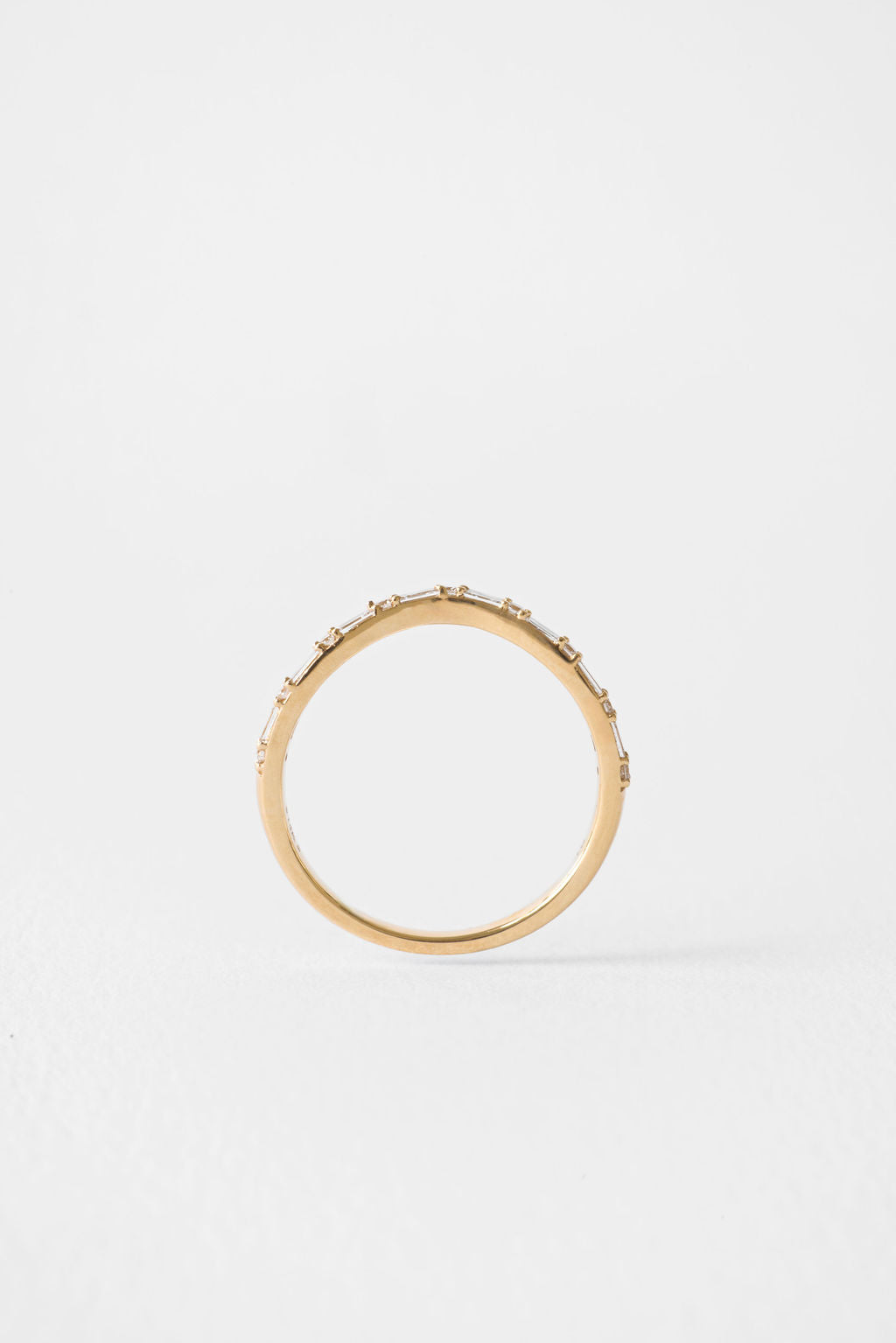 0.3 TCW Round Half Eternity Lab Grown Diamond Wedding Band