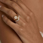 0.3 TCW Round Half Eternity Lab Grown Diamond Wedding Band