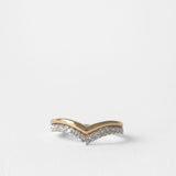 0.3 TCW Round Half Eternity Lab Grown Diamond Wedding Band