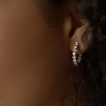 2 CT Round Halo & Pave Lab Grown Diamond Earring