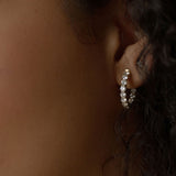 2 CT Round Halo & Pave Lab Grown Diamond Earring