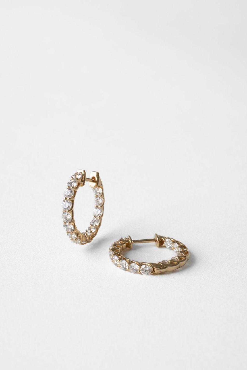 2 CT Round Halo & Pave Lab Grown Diamond Earring