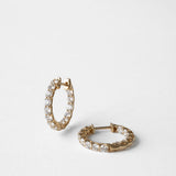 2 CT Round Halo & Pave Lab Grown Diamond Earring