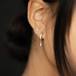 2 CT Round Halo & Pave Lab Grown Diamond Earring