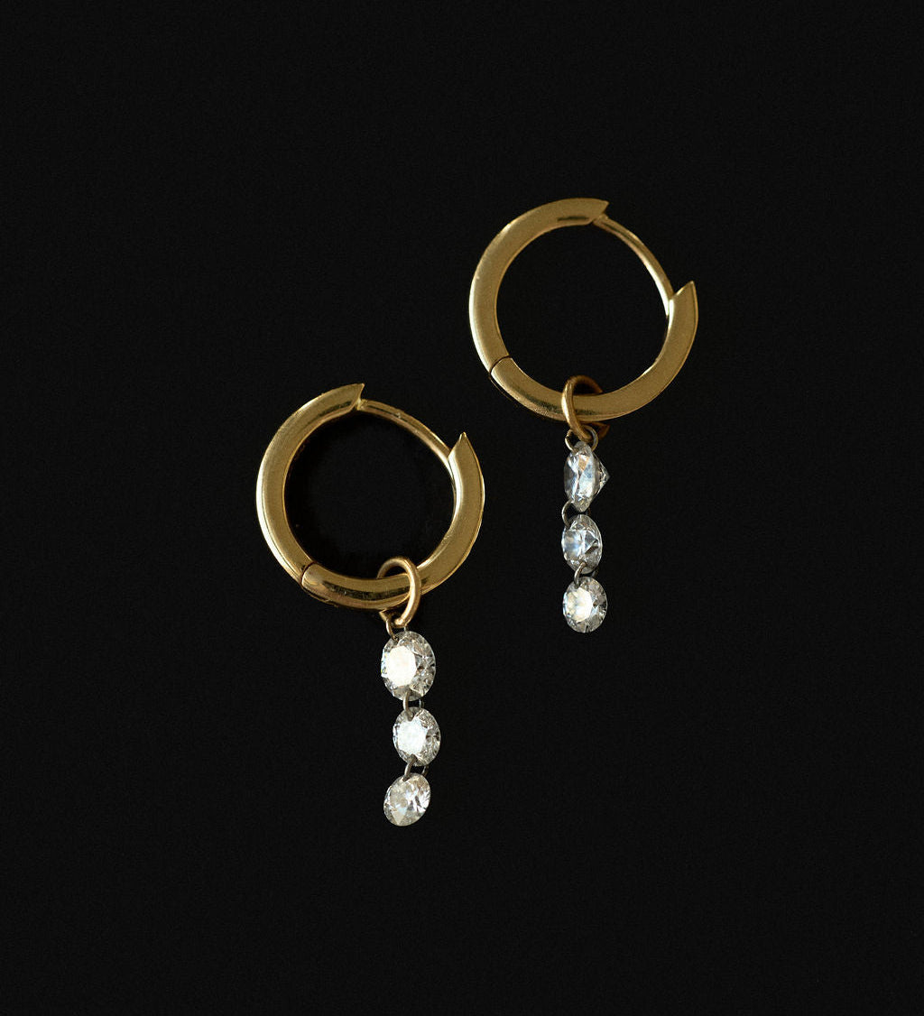 2 CT Round Halo & Pave Lab Grown Diamond Earring