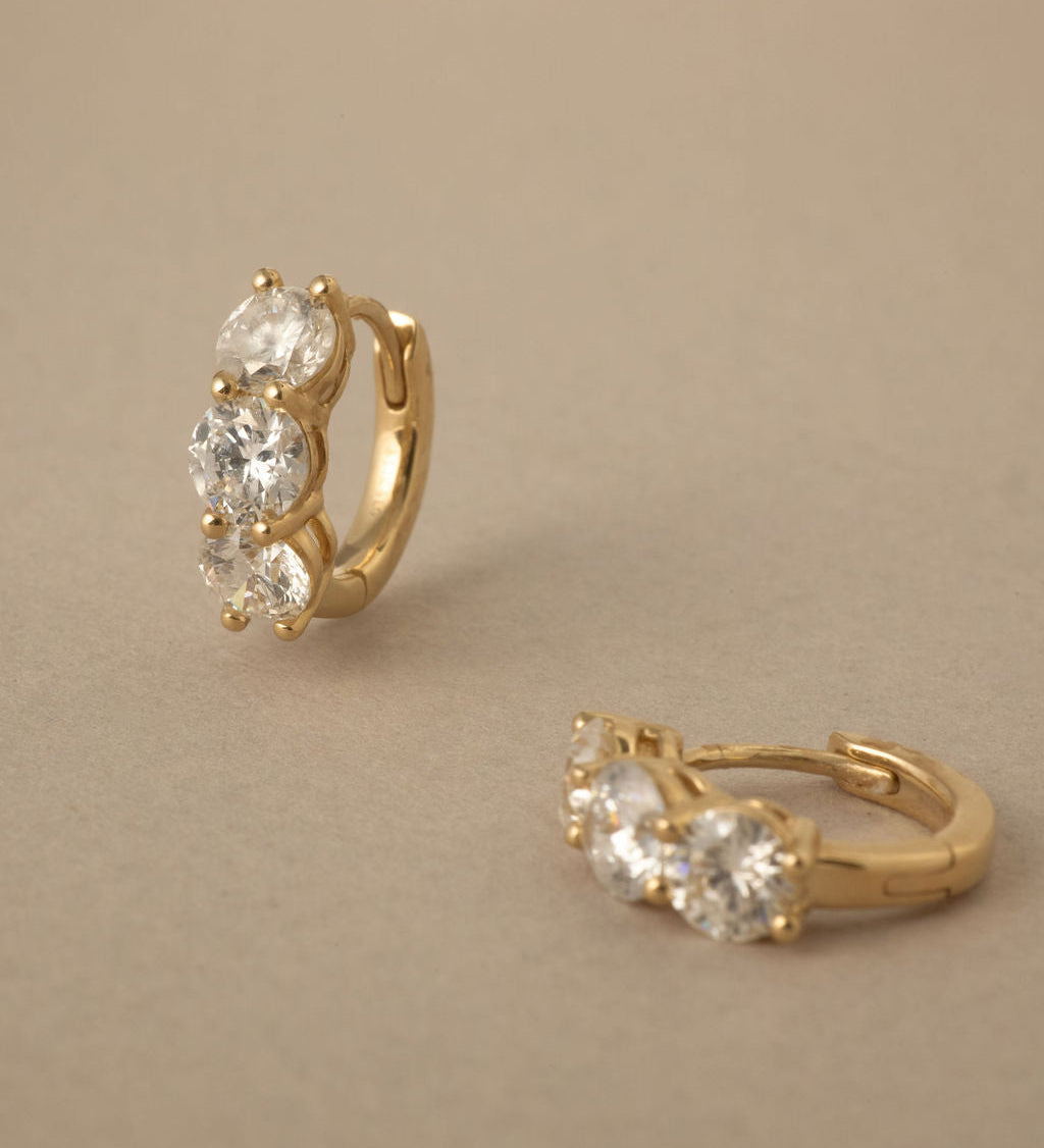2 CT Round Halo & Pave Lab Grown Diamond Earring
