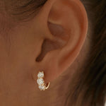 2 CT Round Halo & Pave Lab Grown Diamond Earring