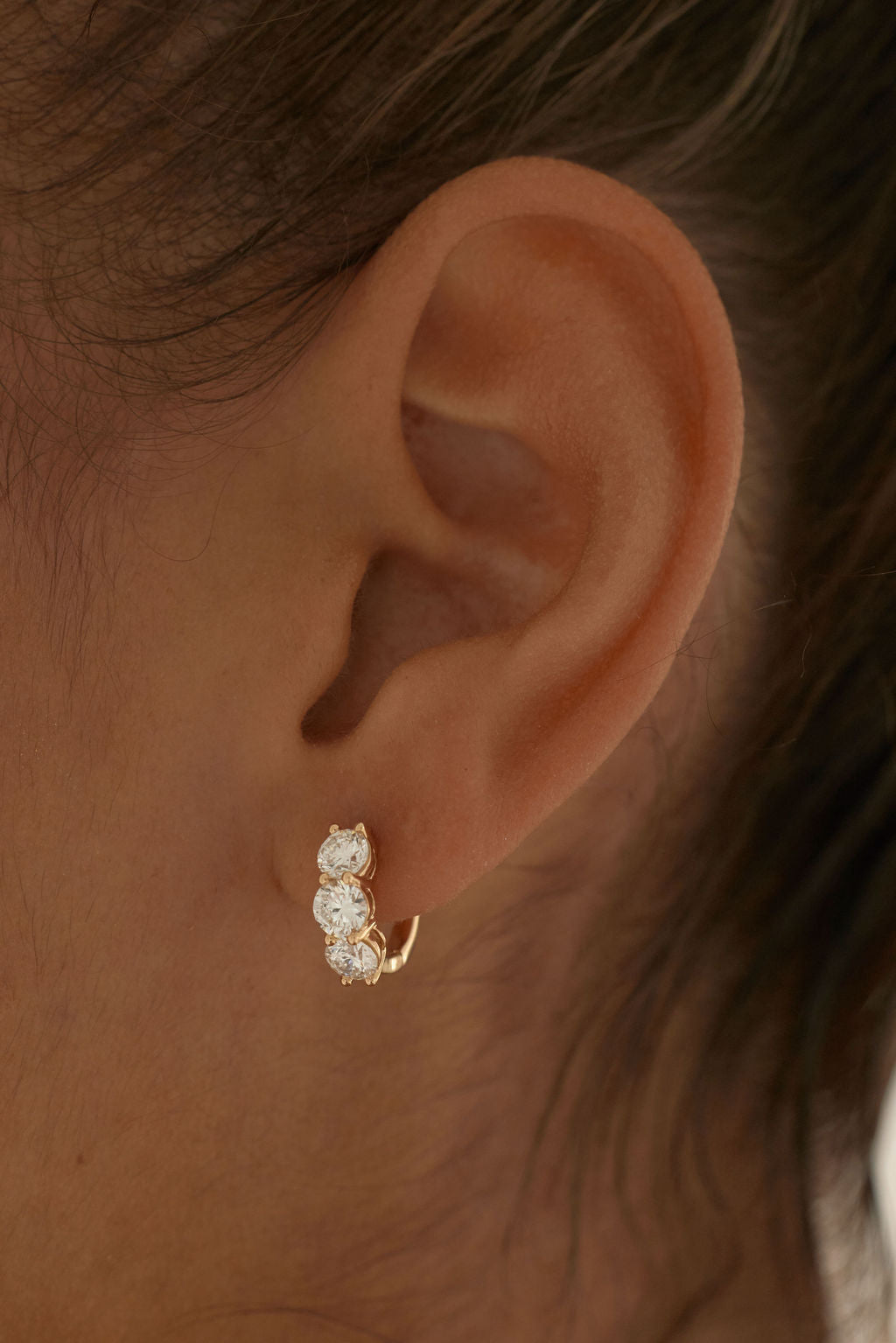 2 CT Round Halo & Pave Lab Grown Diamond Earring