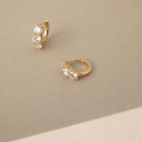 2 CT Round Halo & Pave Lab Grown Diamond Earring