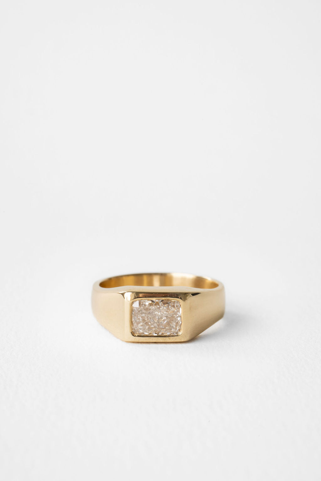 2 TCW Round Halo & Pave Lab Grown Diamond Mens Wedding Band