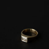 2 TCW Round Halo & Pave Lab Grown Diamond Mens Wedding Band