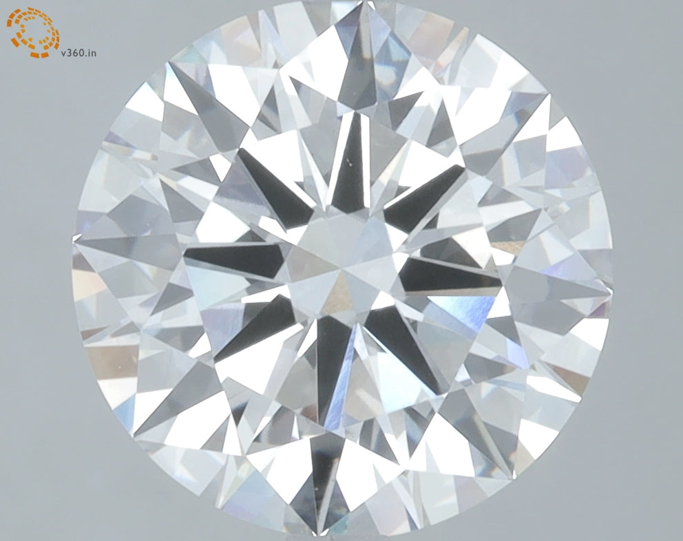 4.04ct F VVS2 Round IGI lab